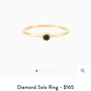 Diamond Solo Ring